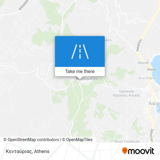 Κενταύριας map
