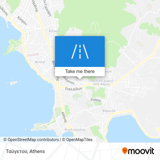 Ταϋγετου map