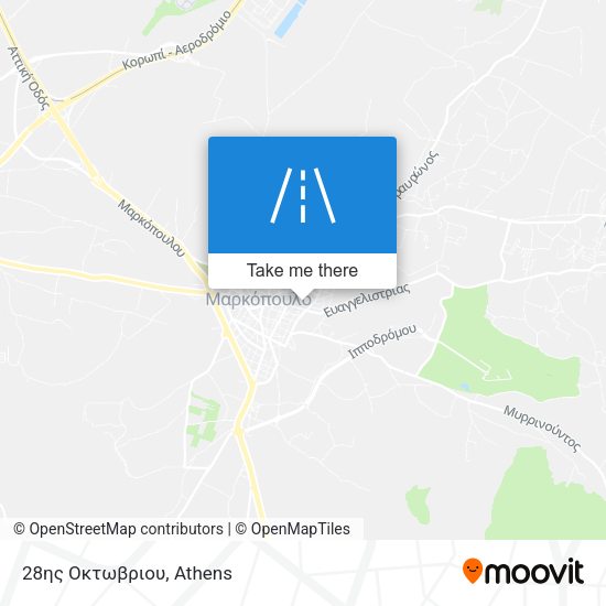 28ης Οκτωβριου map