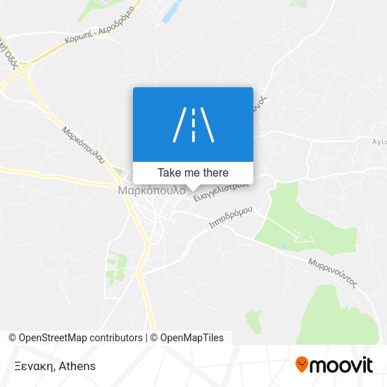 Ξενακη map