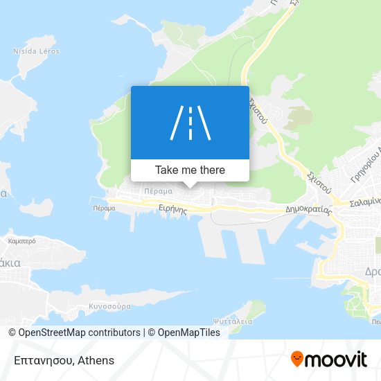 Επτανησου map