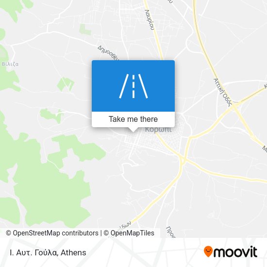 Ι. Αυτ. Γούλα map