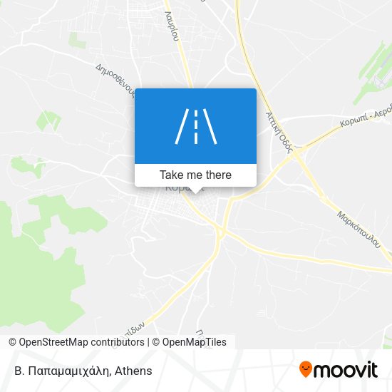 Β. Παπαμαμιχάλη map