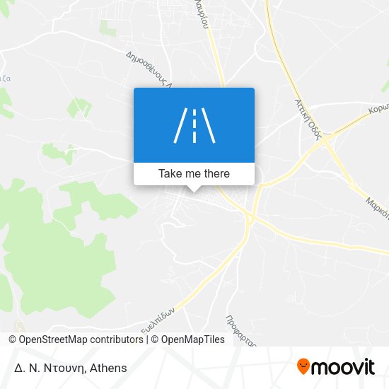 Δ. Ν. Ντουνη map