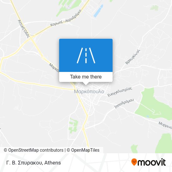 Γ. Β. Σπυρακου map
