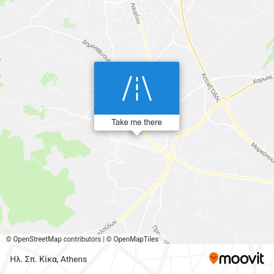 Ηλ. Σπ. Κίκα map