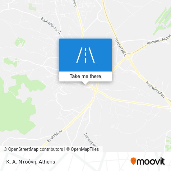 Κ. Α. Ντούνη map