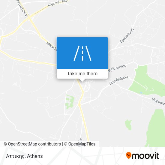 Αττικης map