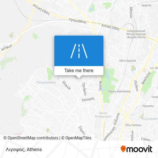 Λιγοψας map