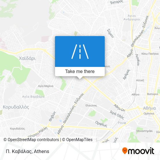 Π. Καβάλας map
