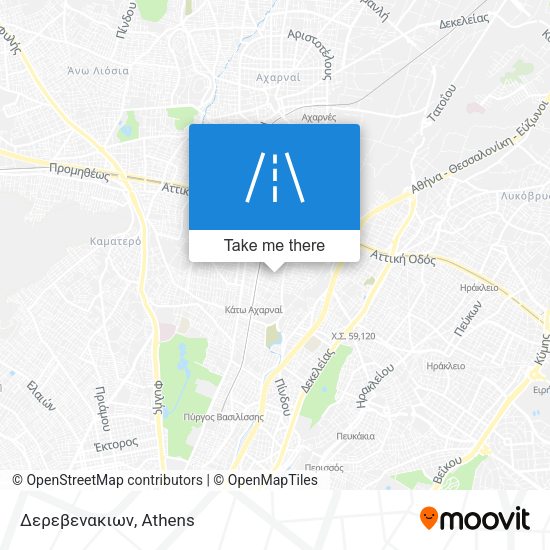 Δερεβενακιων map