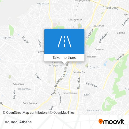 Λαμιας map