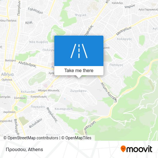 Προυσου map