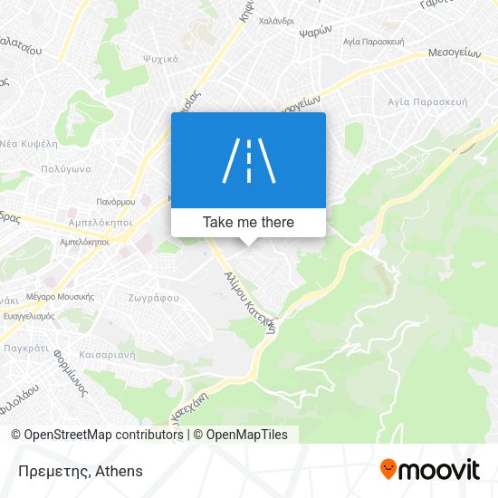 Πρεμετης map