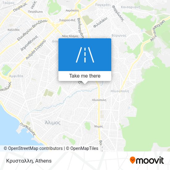 Κρυσταλλη map