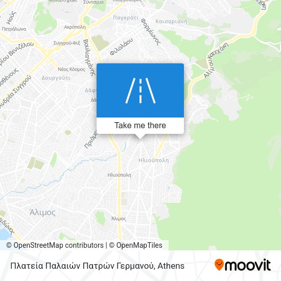 Πλατεία Παλαιών Πατρών Γερμανού map