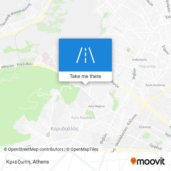 Κριεζωτη map