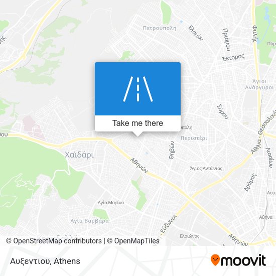 Αυξεντιου map