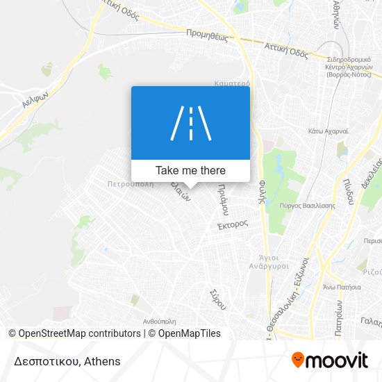 Δεσποτικου map