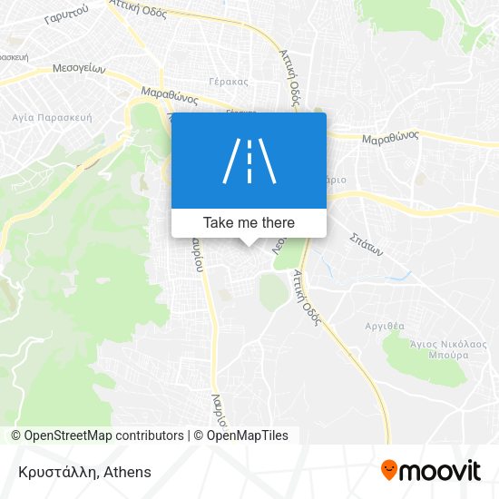 Κρυστάλλη map