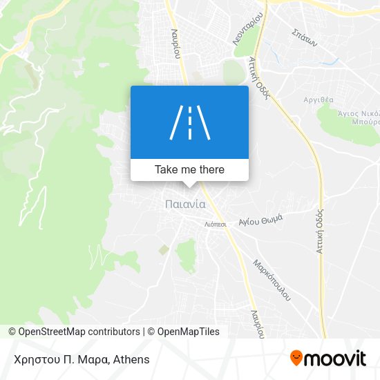 Χρηστου Π. Μαρα map