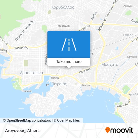 Διογενους map