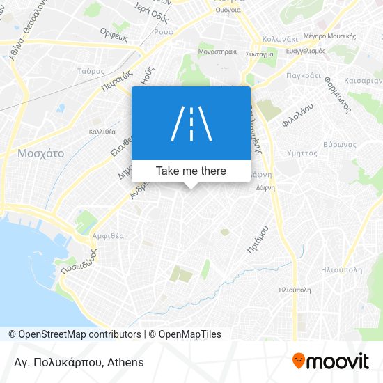 Αγ. Πολυκάρπου map