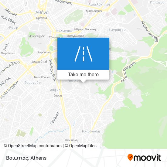 Βοιωτιας map