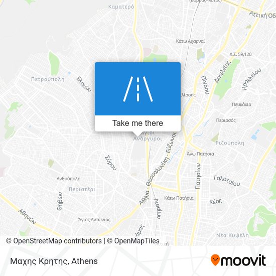 Μαχης Κρητης map