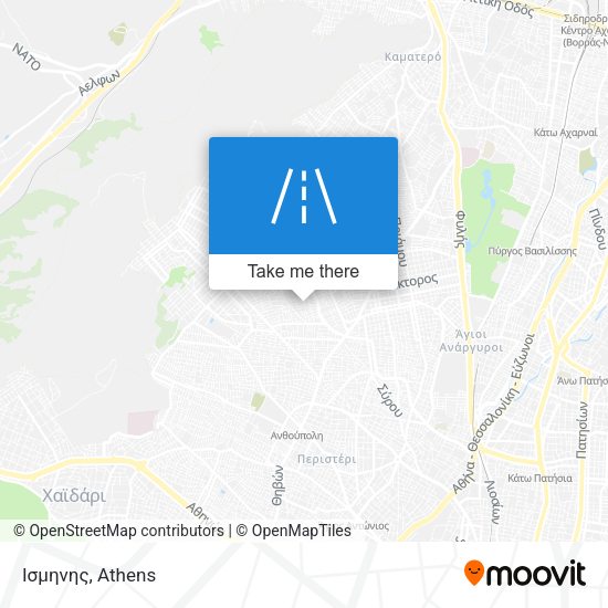 Ισμηνης map