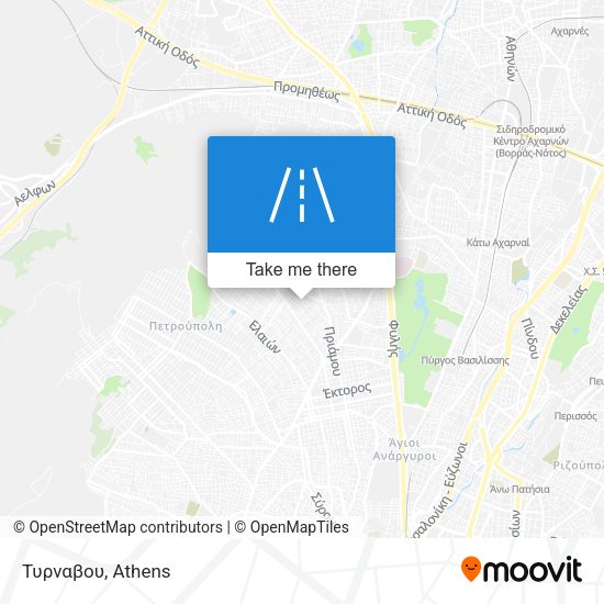 Τυρναβου map