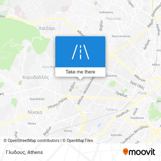 Γλυδους map