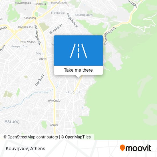 Κομνηνων map