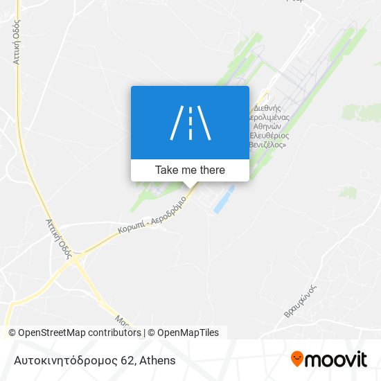 Αυτοκινητόδρομος 62 map