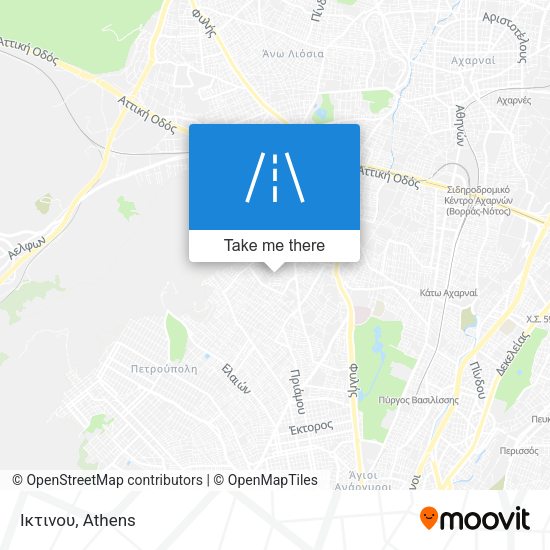 Ικτινου map