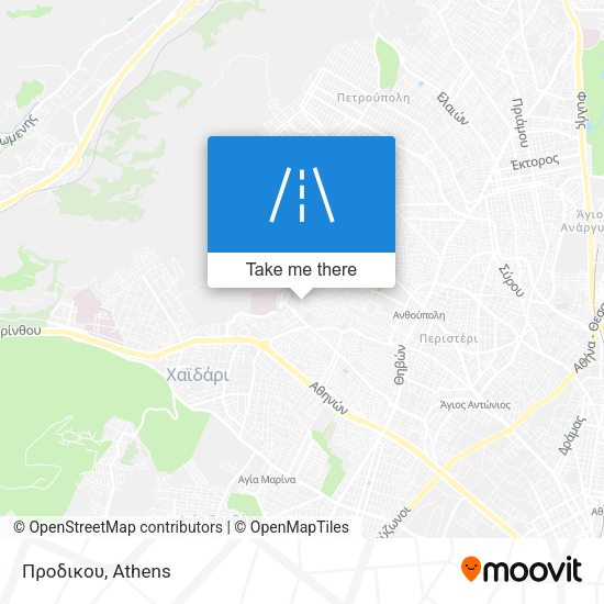Προδικου map
