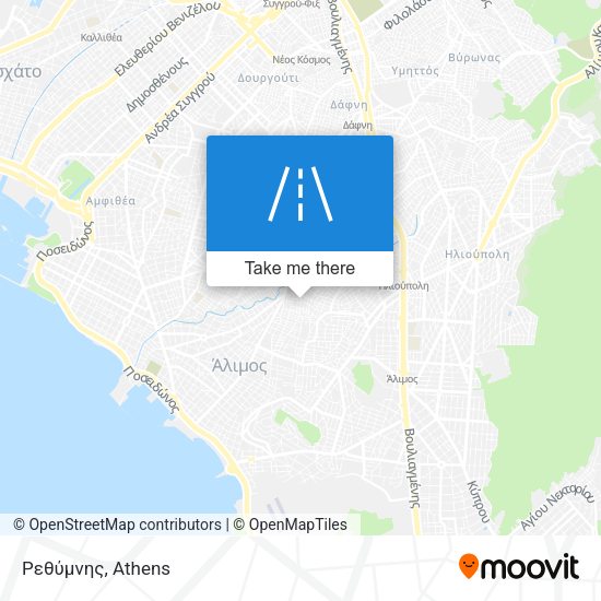 Ρεθύμνης map