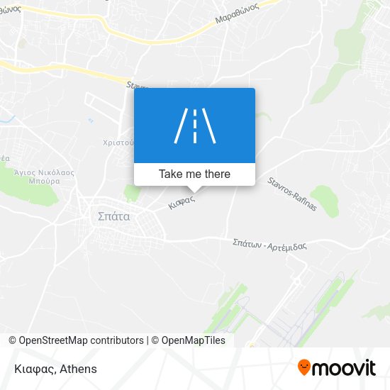 Κιαφας map