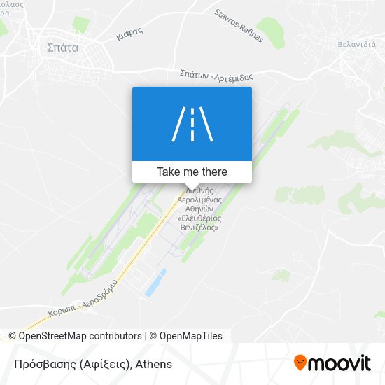 Πρόσβασης (Αφίξεις) map