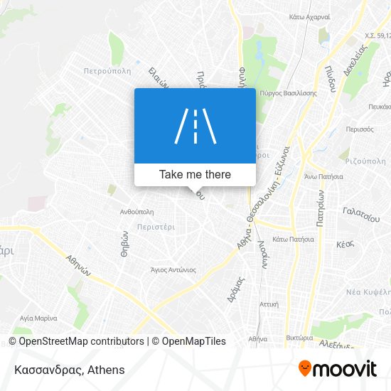 Κασσανδρας map