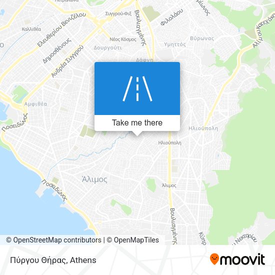 Πύργου Θήρας map