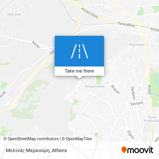Μελίνας Μερκούρη map