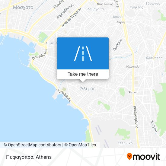 Πυφαγόπρα map