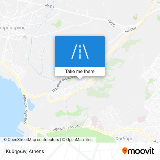 Κυθηρων map