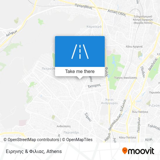 Ειρηνης & Φιλιας map