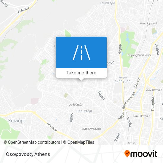 Θεοφανους map