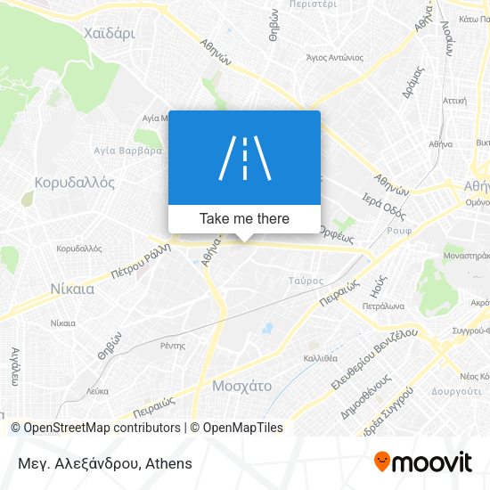 Μεγ. Αλεξάνδρου map
