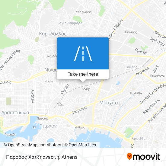 Παροδος Χατζηανεστη map