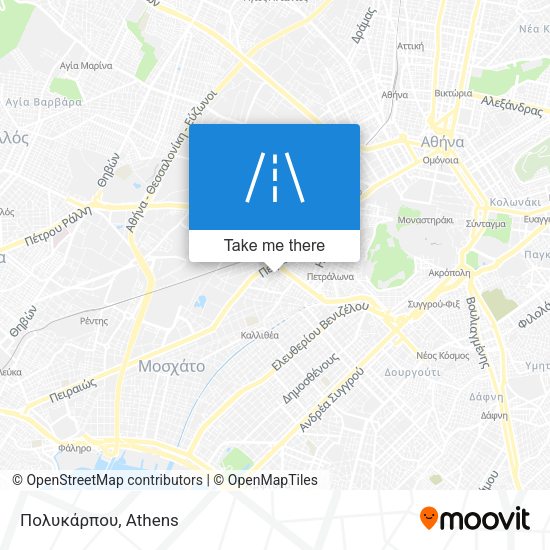 Πολυκάρπου map