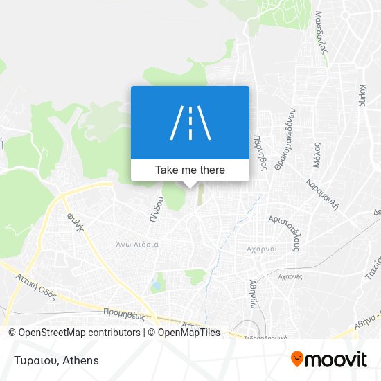 Τυραιου map